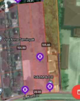 Strategic Land Located On Main Road Kunti Seminyak